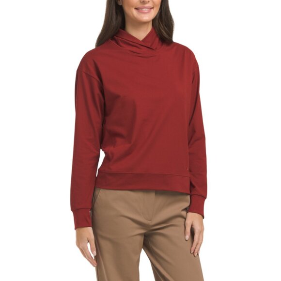 PUMA GOLF Red Cloudspun Harper Pull Over Top - Picture 1 of 2